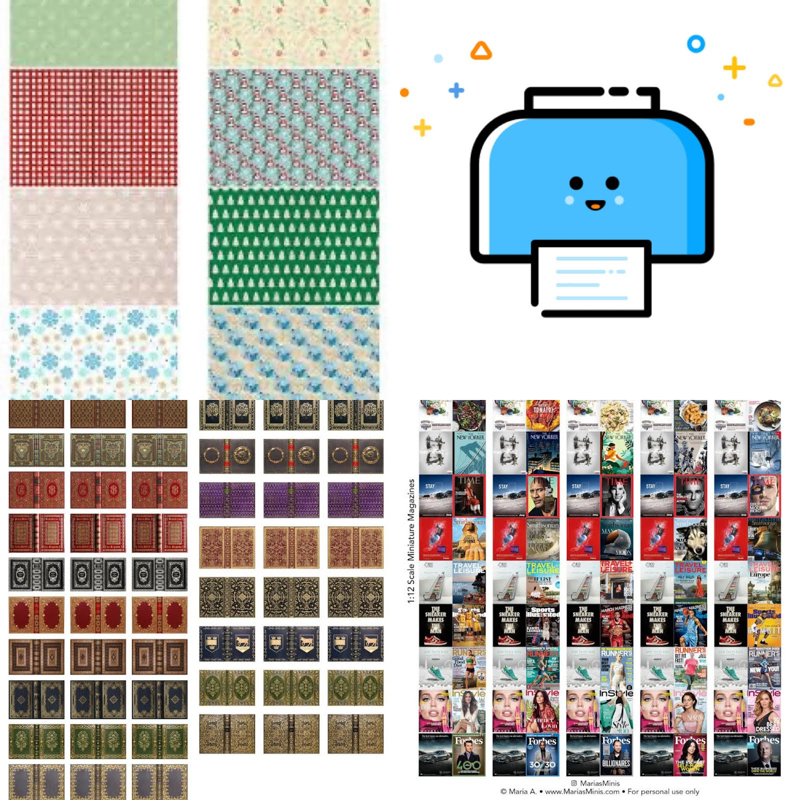 Free Printables throughout Free 1 12 Scale Printables