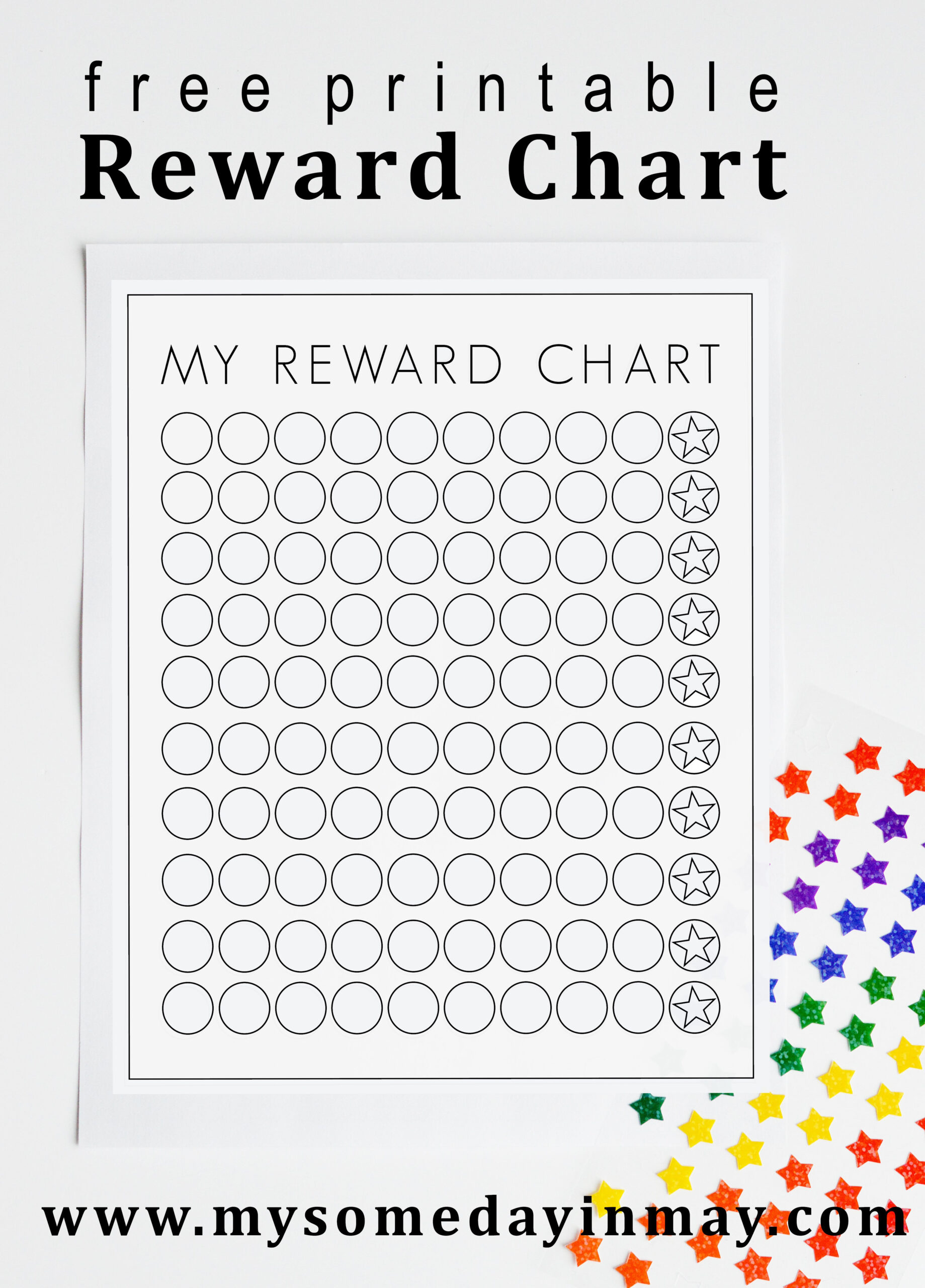 Free Reward Chart throughout Incentive Chart Printable Free