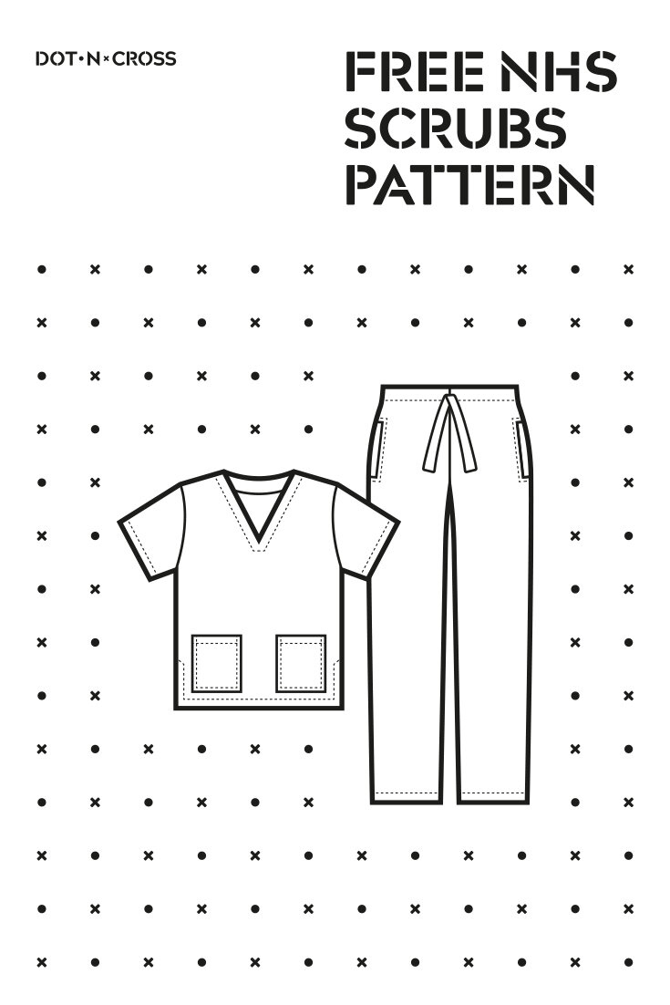 Free Scrubs Sewing Pattern — Dot N Cross | Sewing And Pattern intended for Printable Free Downloadable Scrub Top Pattern