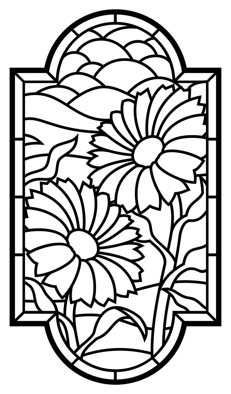 Free Sunflower Mosaic Patterns For Art And Craft Projects intended for Printable Flower Mosaic Patterns