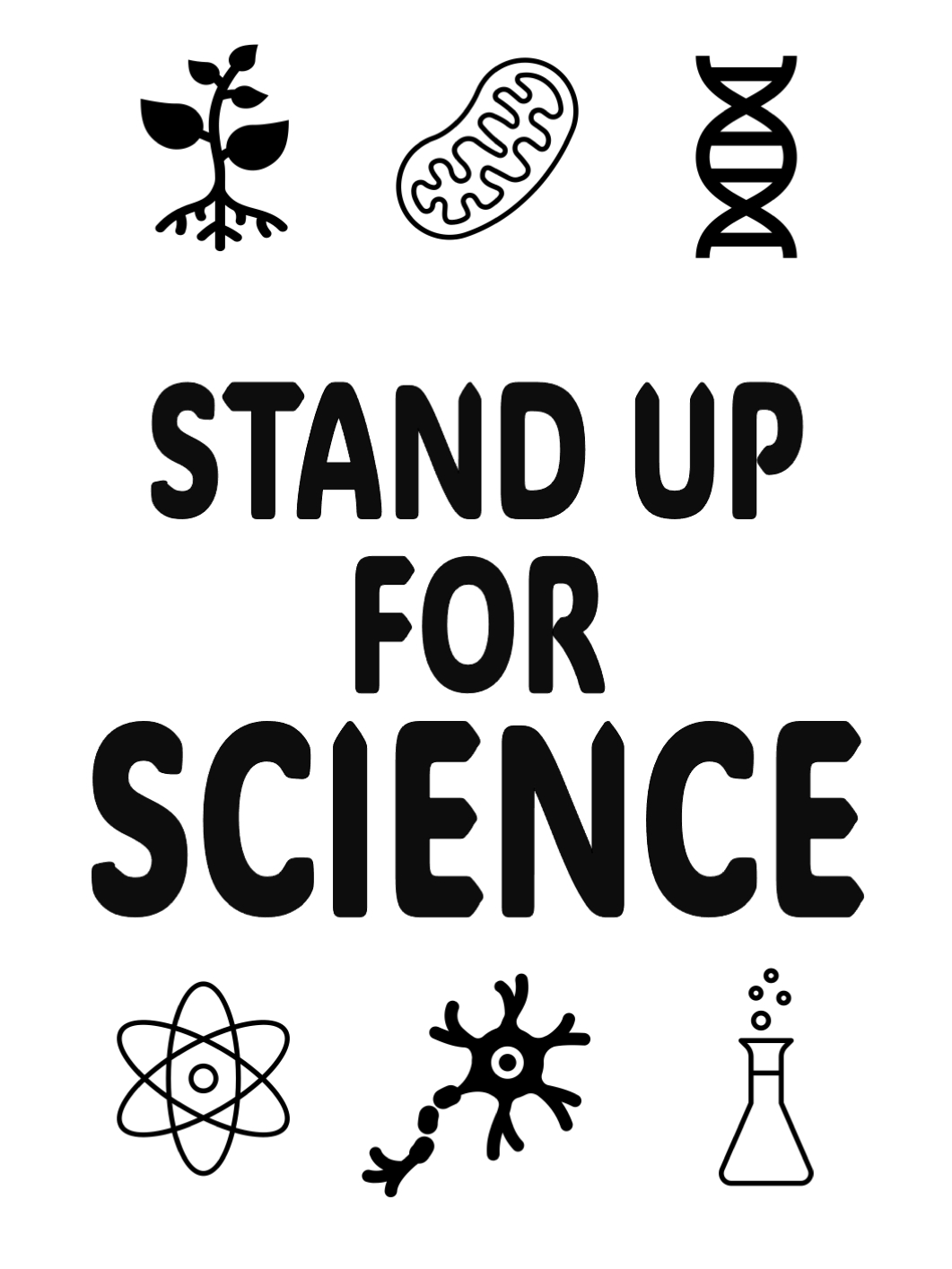 Free To Print Posters For The Stand Up For Science Protest | Being within Free Printable Protest Signs