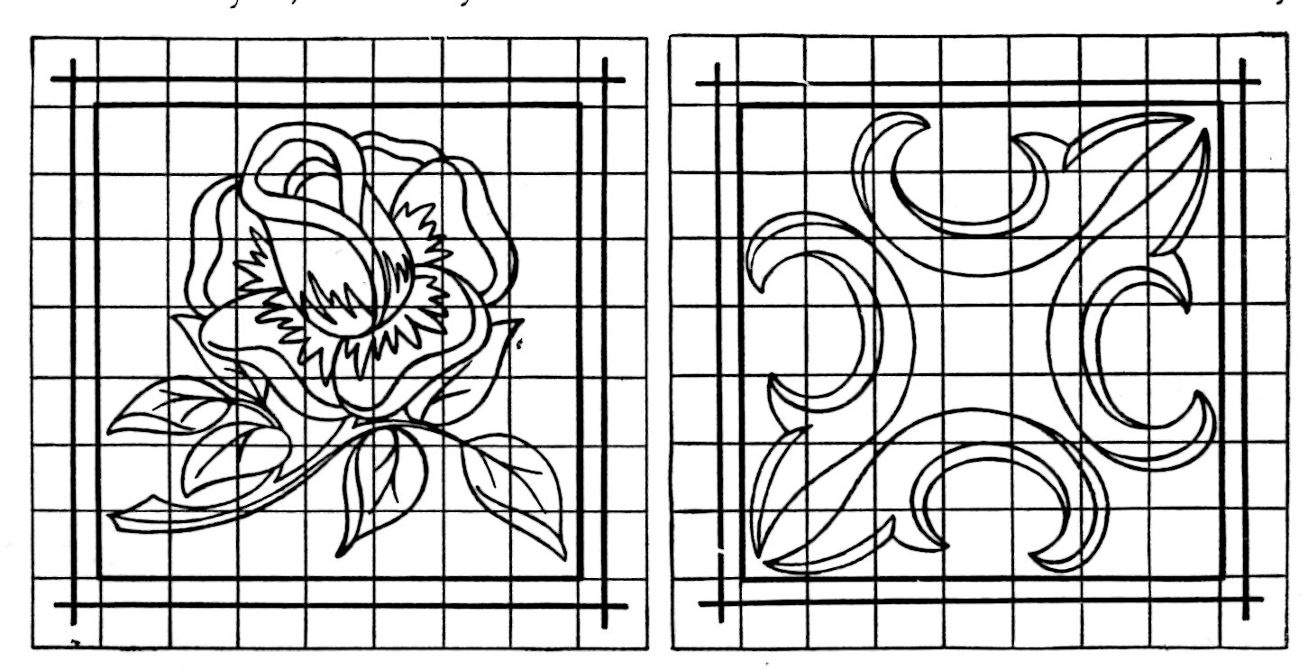 Free Vintage Hooked Rug Pattern Archives - Vintage Crafts And More with Free Printable Latch Hook Patterns