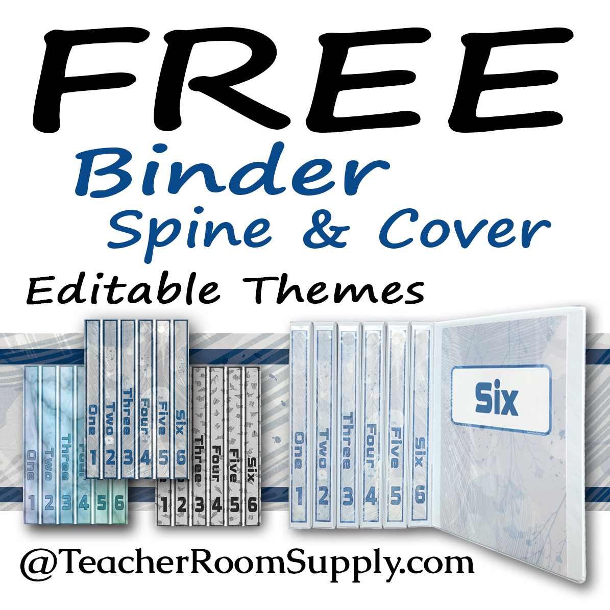 Freebie! 1 Inch Binder Spine &amp;amp; Cover Inked Theme - Teacher Room pertaining to Free Binder Spine Template