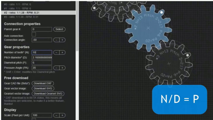 Gear Template Generator Program Free