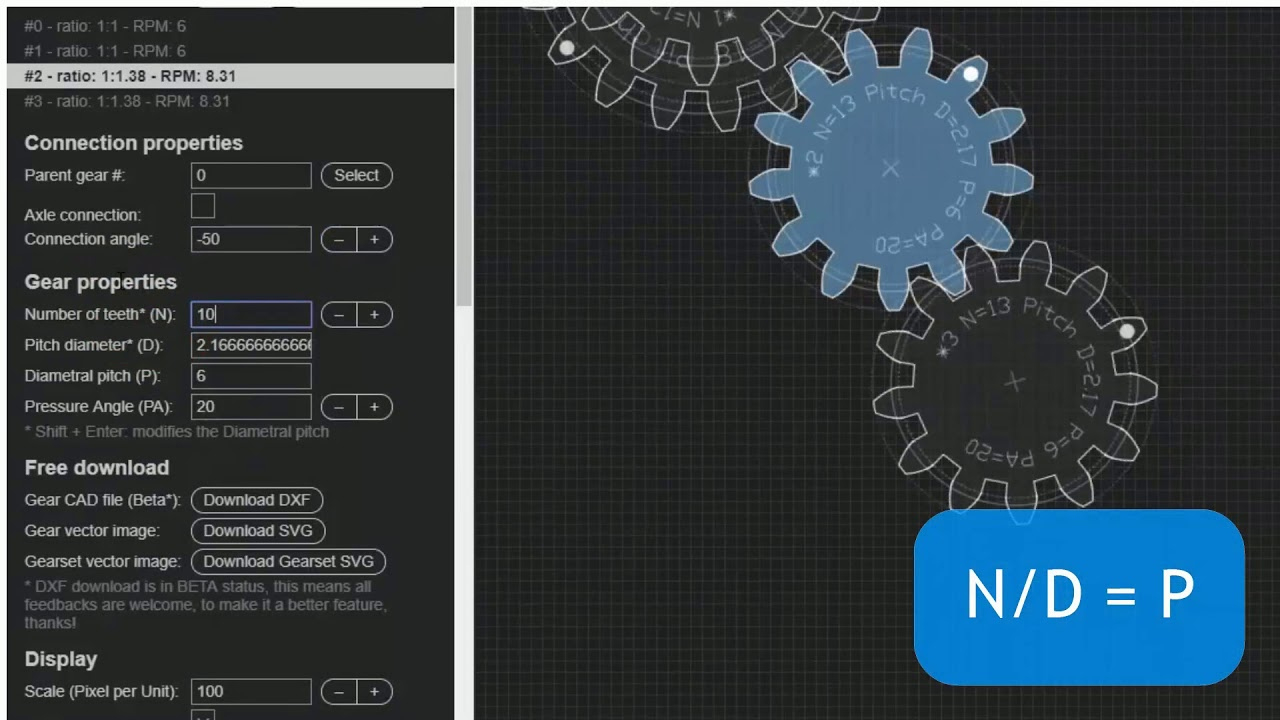 Gear Generator How To Draw Perfect Gears (Online, No Download) with regard to Gear Template Generator Program Free