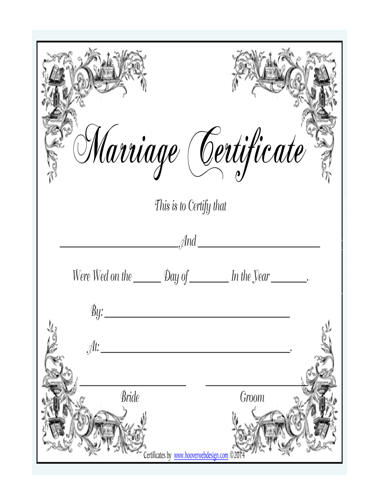 Get Married Online Virtual - Fill Online, Printable, Fillable within Free Fake Marriage Certificate Template