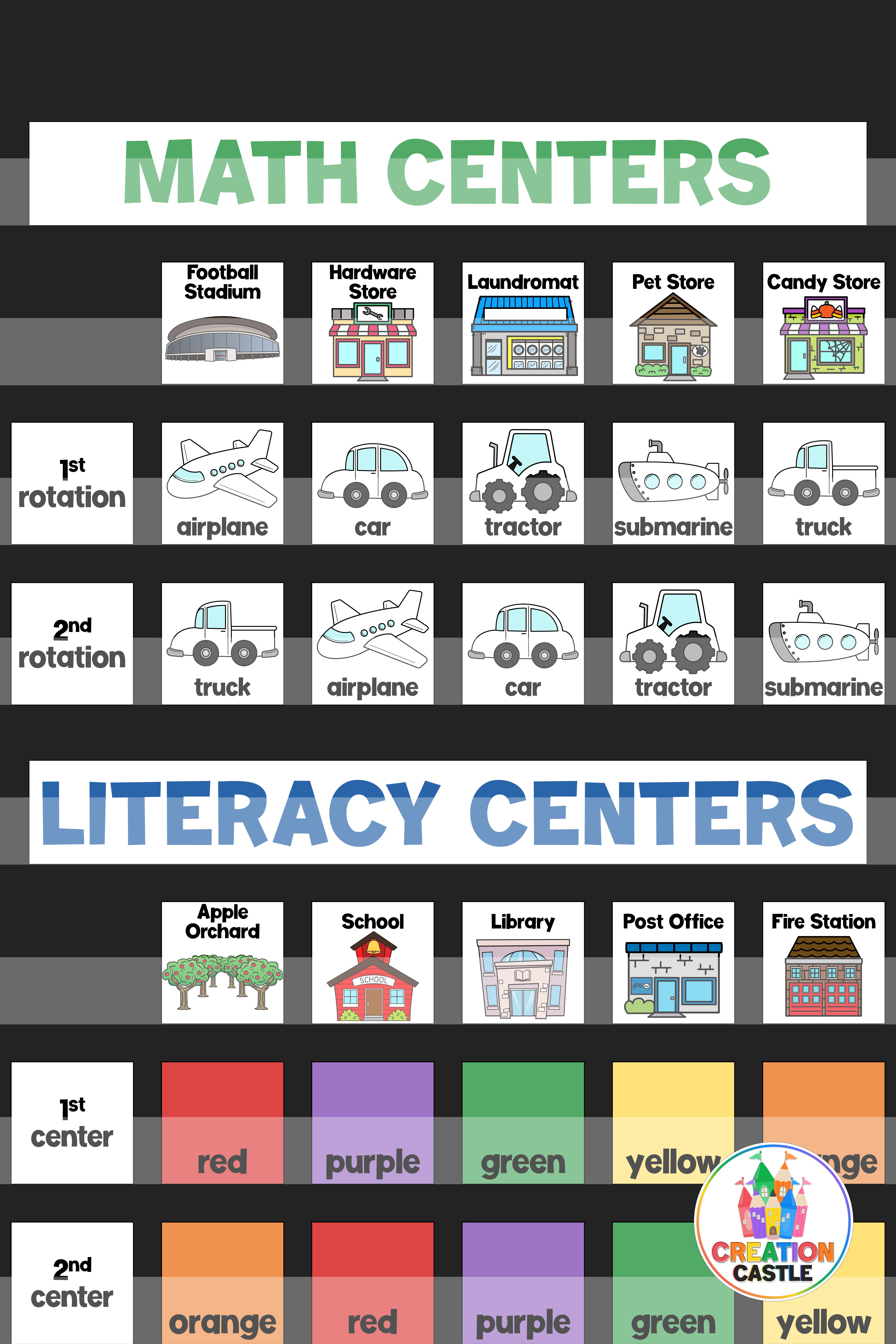 Grab The Free Download To Create A Center Rotation Chart That You in Free Center Rotation Chart Printable