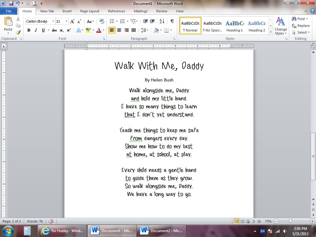 Grits &amp;amp; Giggles: Walk With Me, Daddy {Tutorial} with Walk With Me Daddy Free Printable