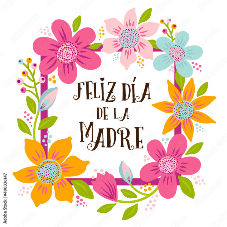 Free Spanish Mothers Day Cards Printable