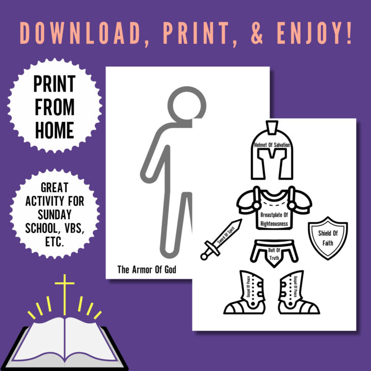 Printable Pattern For Helmet of Salvation