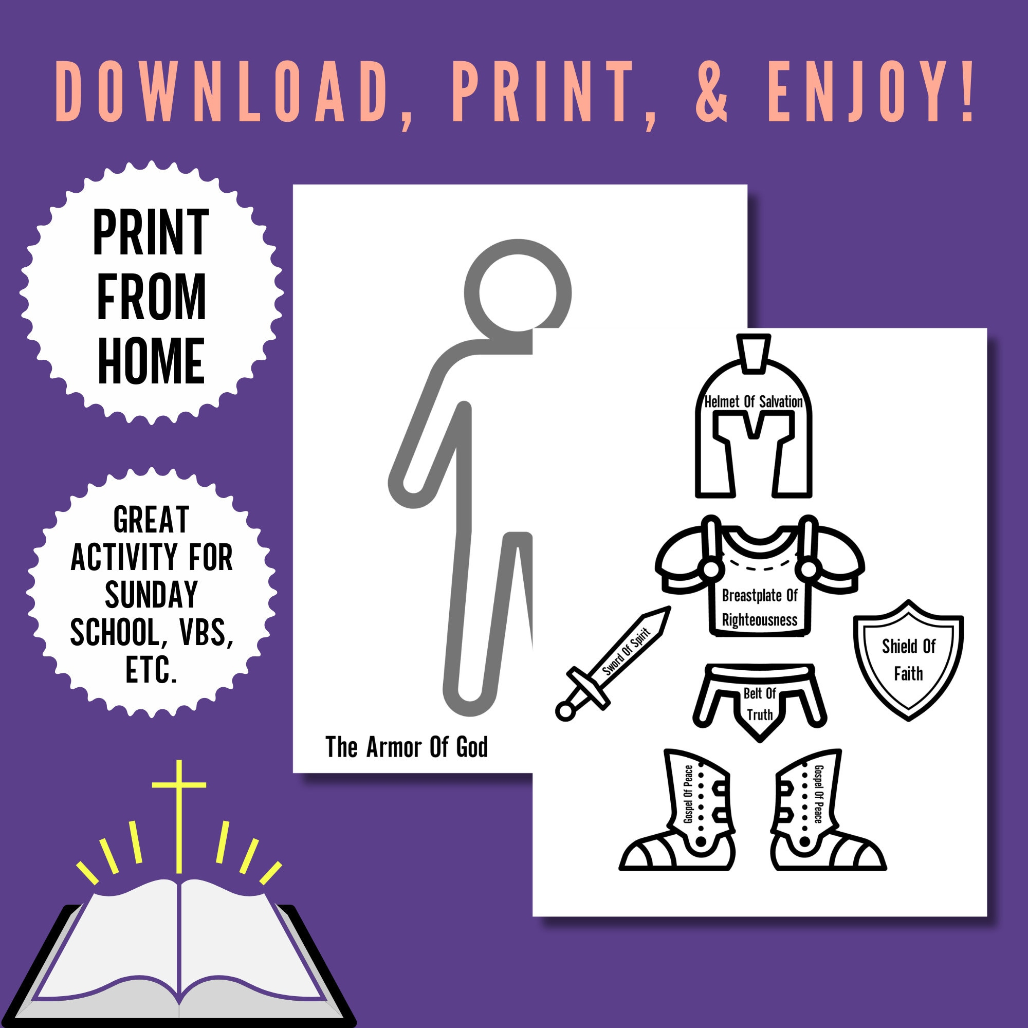 Helmet Of Salvation - Printable Craft Activity For Kids - Learn for Printable Pattern For Helmet Of Salvation