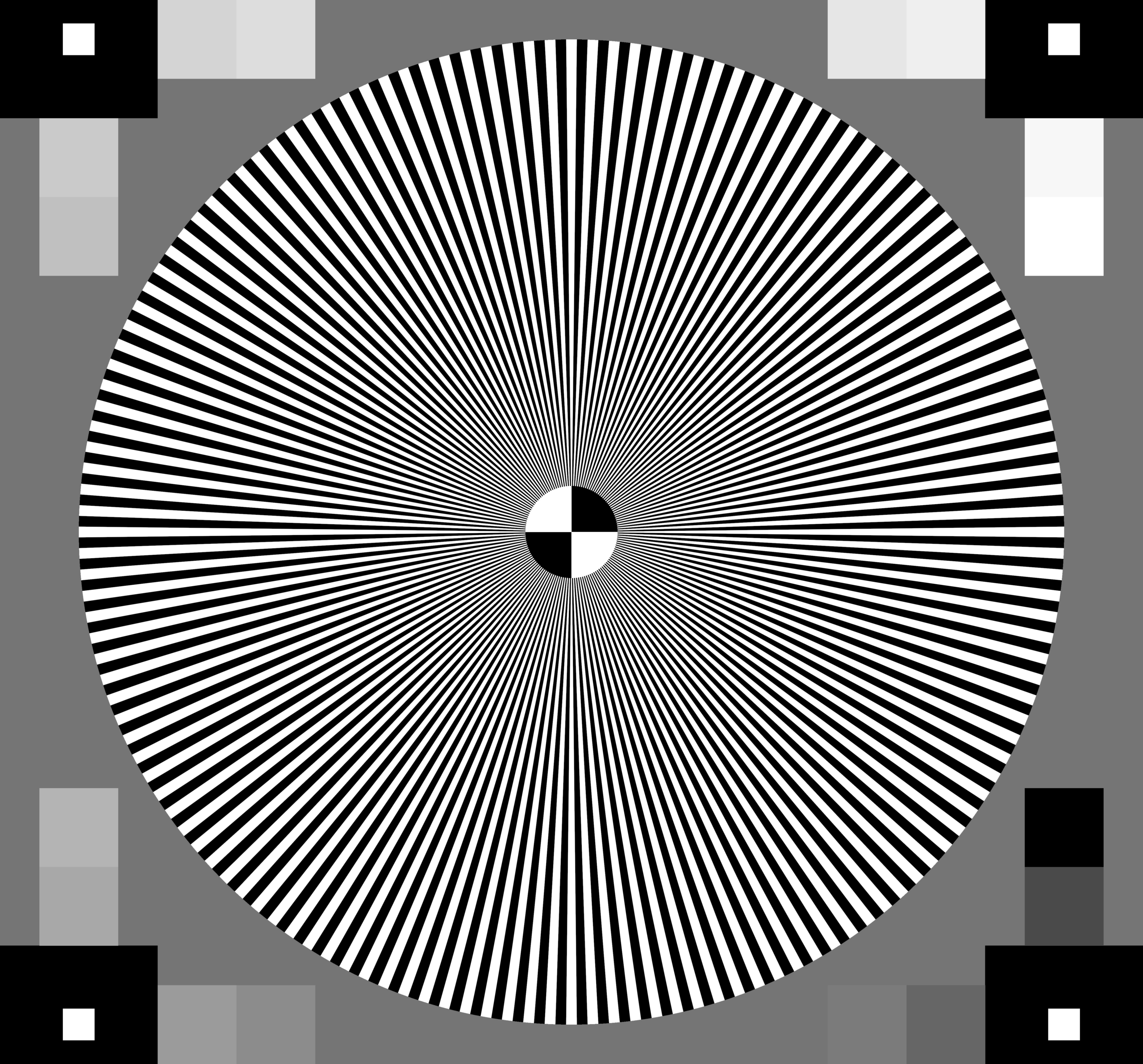 High Resolution Test Patterns intended for Focus Chart Printable