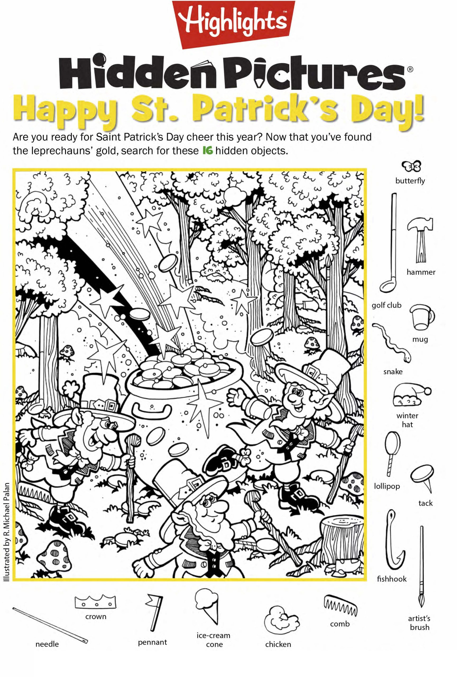 Highlights Hidden Pictures Printable | 123 Worksheets regarding Free Printable Hidden Pictures Highlights