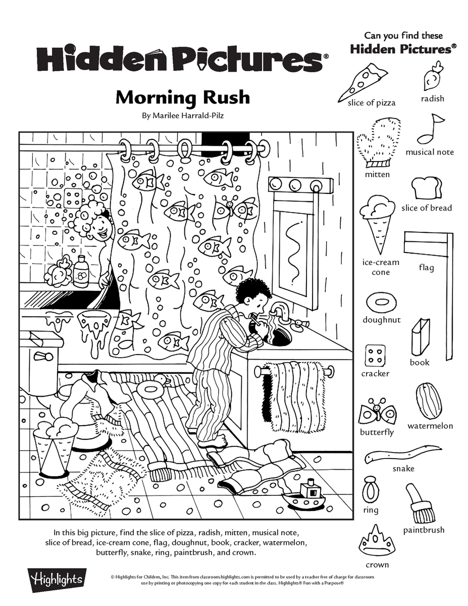 Highlights On X: &amp;quot;Get Free Printable Hidden Pictures, Puzzle throughout Free Printable Hidden Pictures Highlights