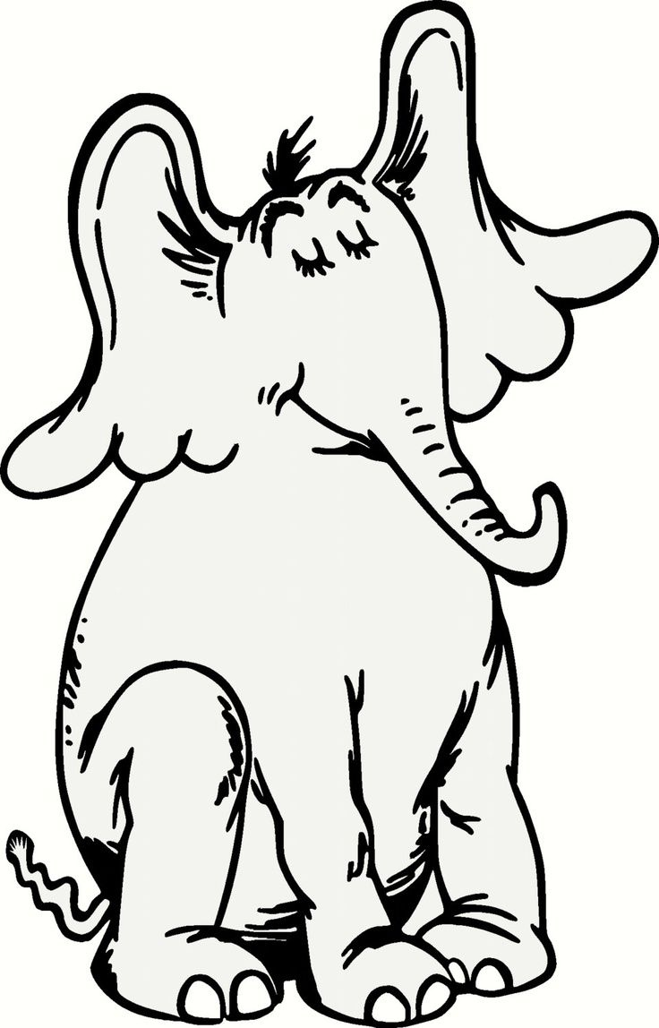 Horton Template intended for Horton Hears A Who Printable Pattern