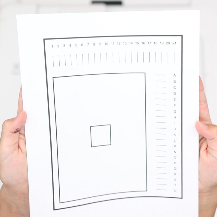 Calibration Chart Printable Cricut Calibration Sheet