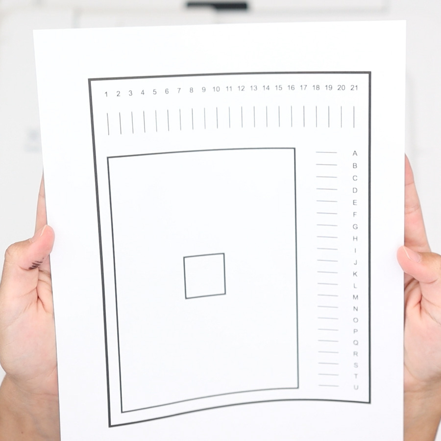 How To Calibrate Your Cricut For Print Then Cut ~ Daydream Into in Calibration Chart Printable Cricut Calibration Sheet