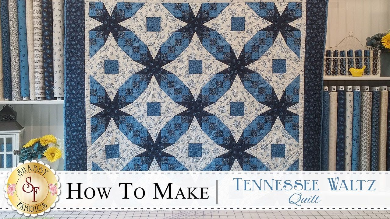 How To Make A Tennessee Waltz Quilt | With Jennifer Bosworth Of Shabby Fabrics - Youtube | Tennessee Waltz, Shabby Fabrics, Quilting Tutorials in Free Printable Tennessee Waltz Quilt Pattern