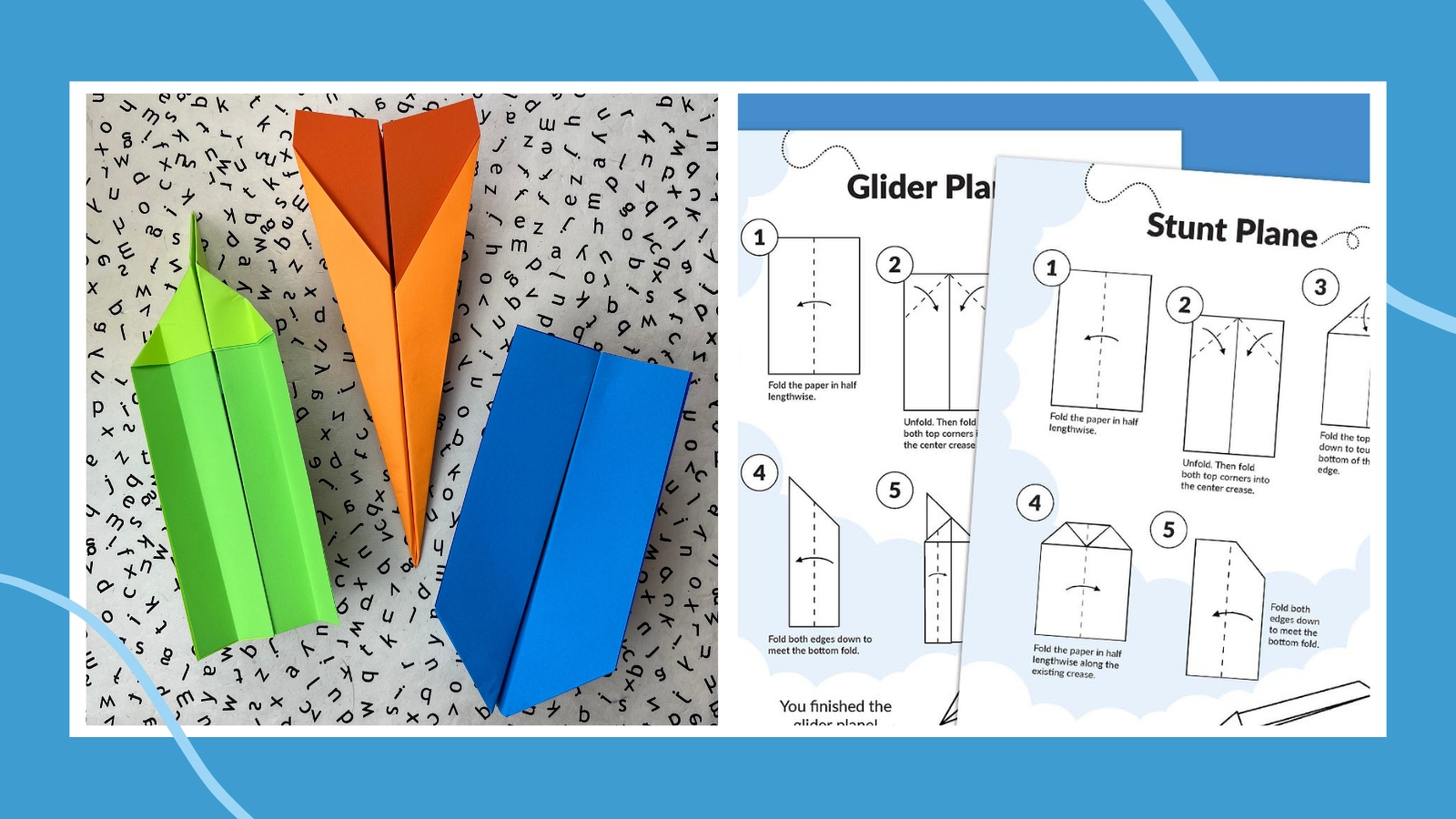 How To Make Paper Airplanes (Free Printable) inside Free Paper Airplane Designs Printable Templates