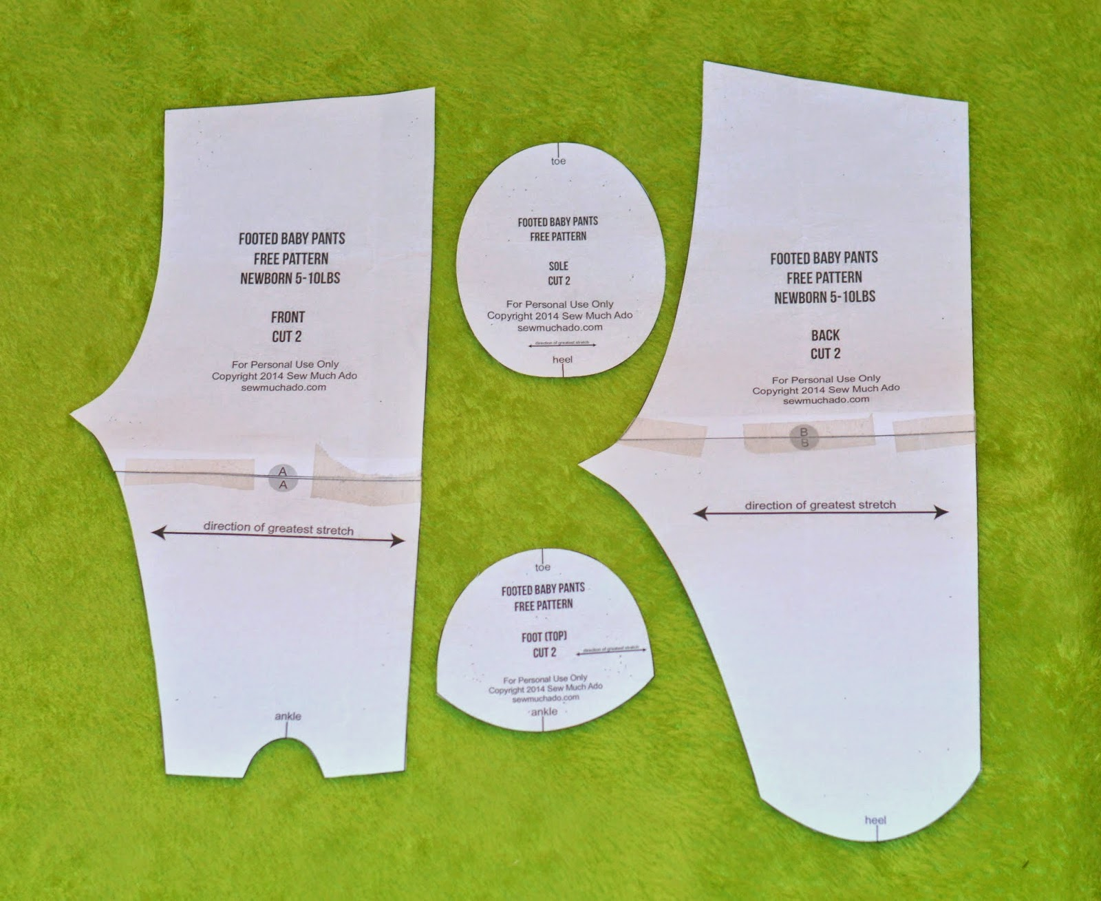 I Believe I Can Sew: First New Baby Items - A Small Serie Of for Free Printable Toddler Pants Pattern