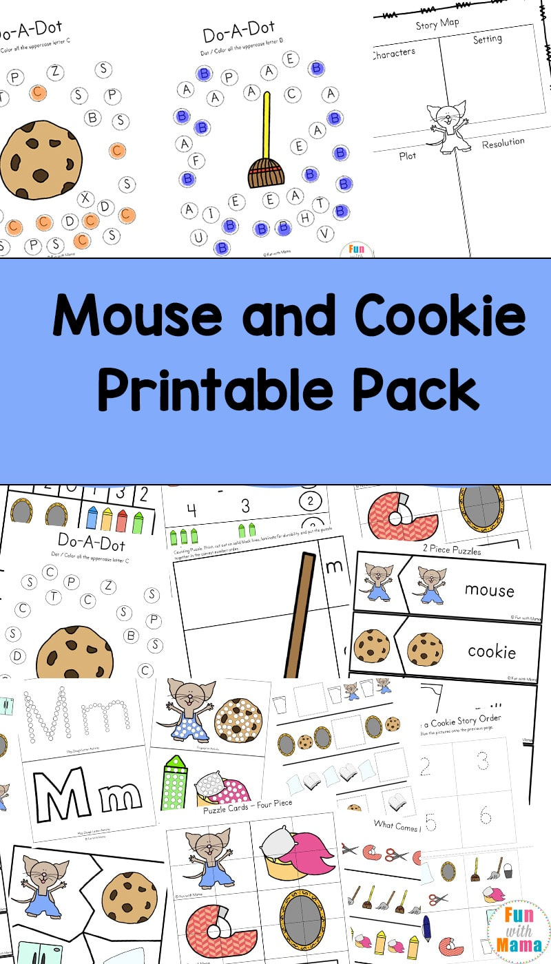 If You Give A Mouse A Cookie Printable Activities - Fun With Mama in If You Give A Mouse A Cookie Free Printables