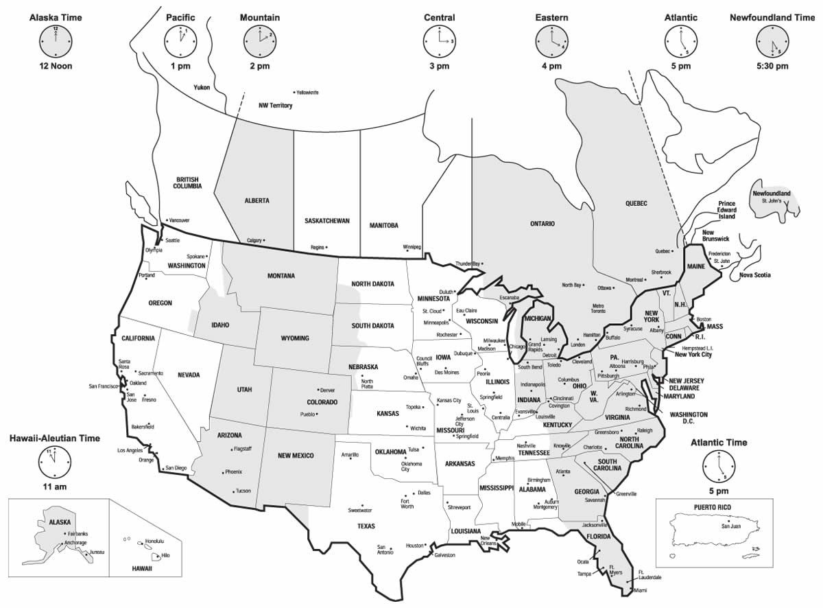 Image Result For Printable Map Of The Usa With State Names in Free Printable Us Time Zone Map With State Names