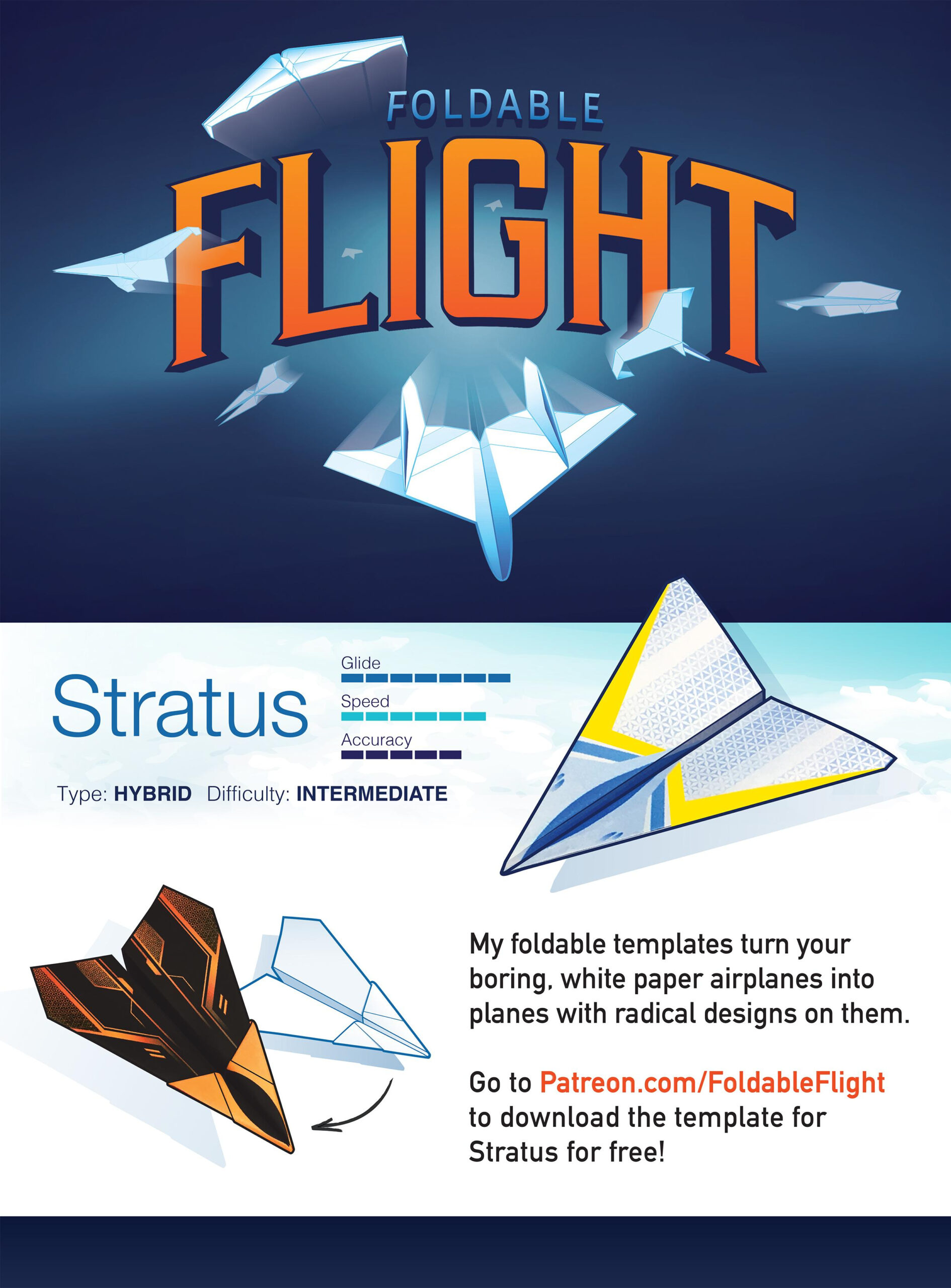 Incredible Paper Airplanes With Printable Templates From Foldable inside Foldable Flight Free Templates