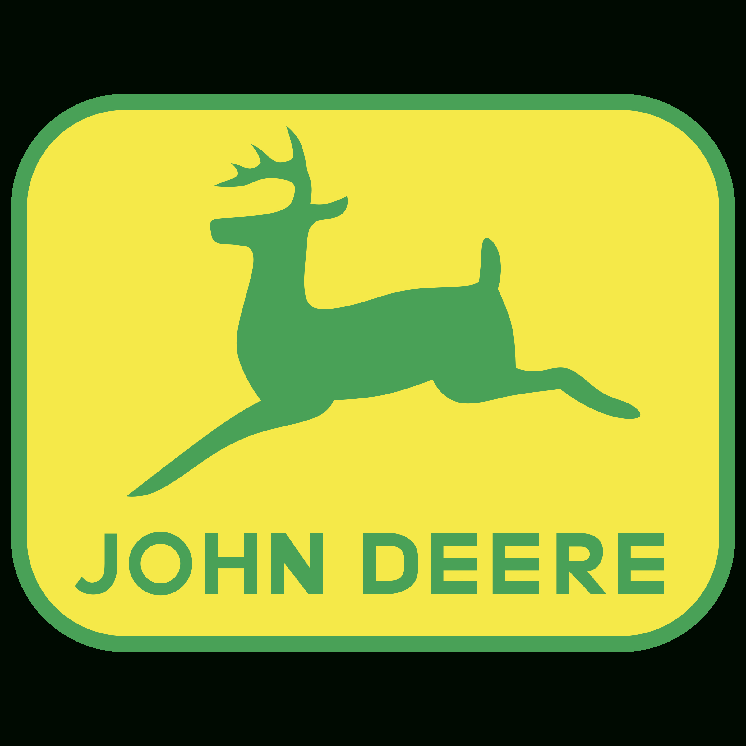 John Deere Logo Png Transparent &amp;amp; Svg Vector - Freebie Supply for Free Printable John Deere Logos