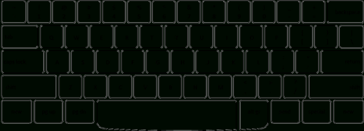 Free Printable Keyboard Template