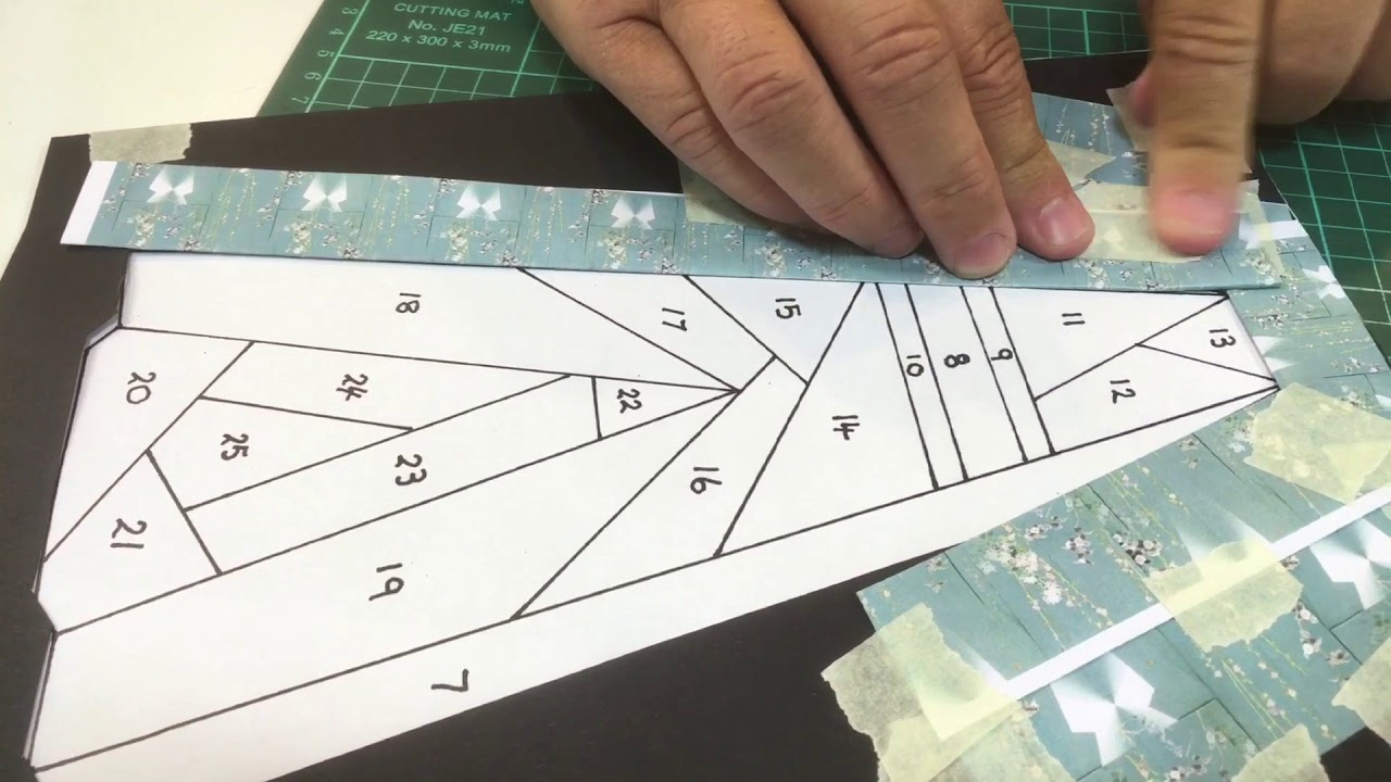 Kimono Craft Set 21 Download Iris Folding Template Set 01 Demonstration From Alan And Barry pertaining to Iris Folding Patterns Free Printables Kimono