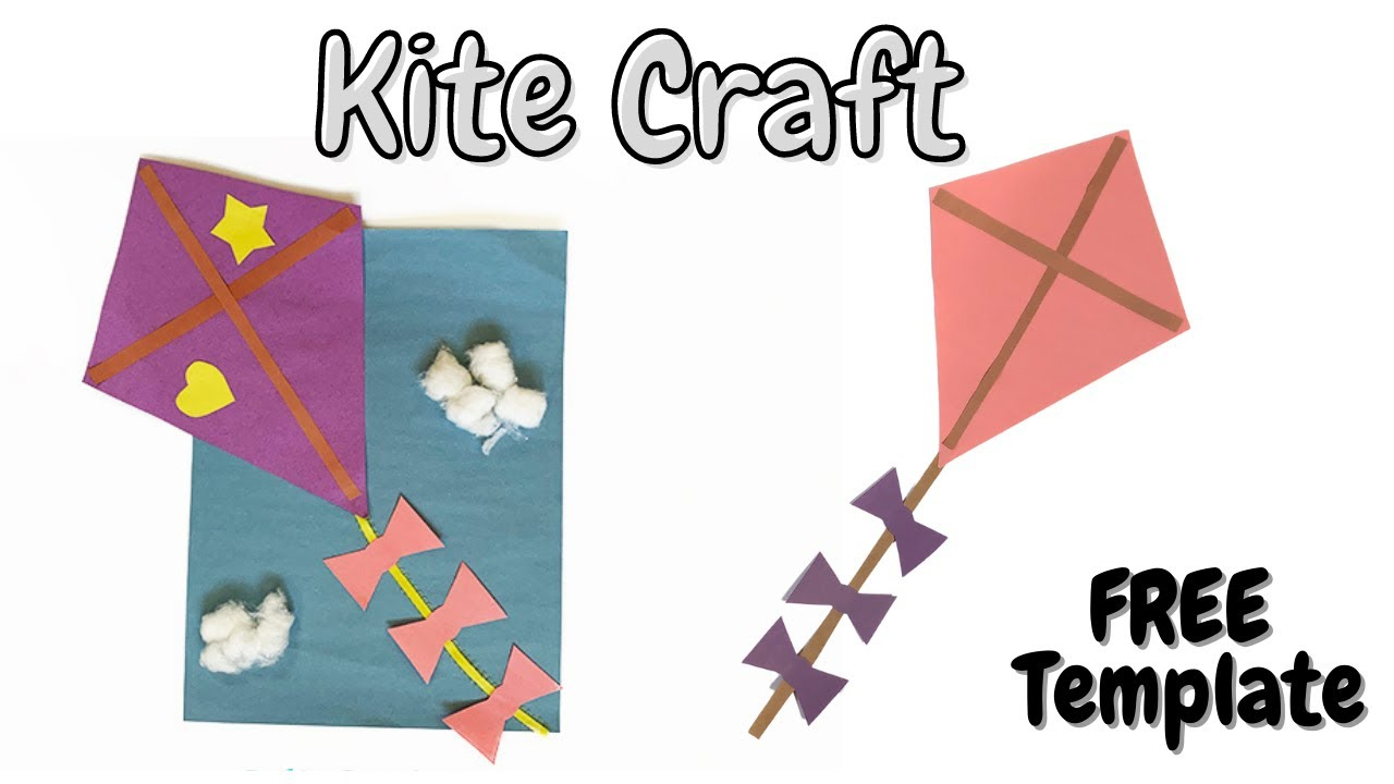 Kite Craft (Free Template) within Free Kite Printables