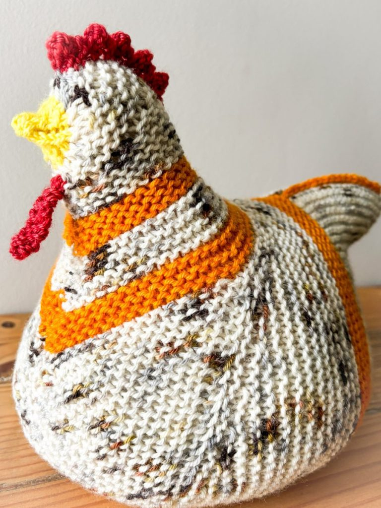 Knitted Chickens • Cowgirlblues with Simple Emotional Support Chicken Pattern Free Printable