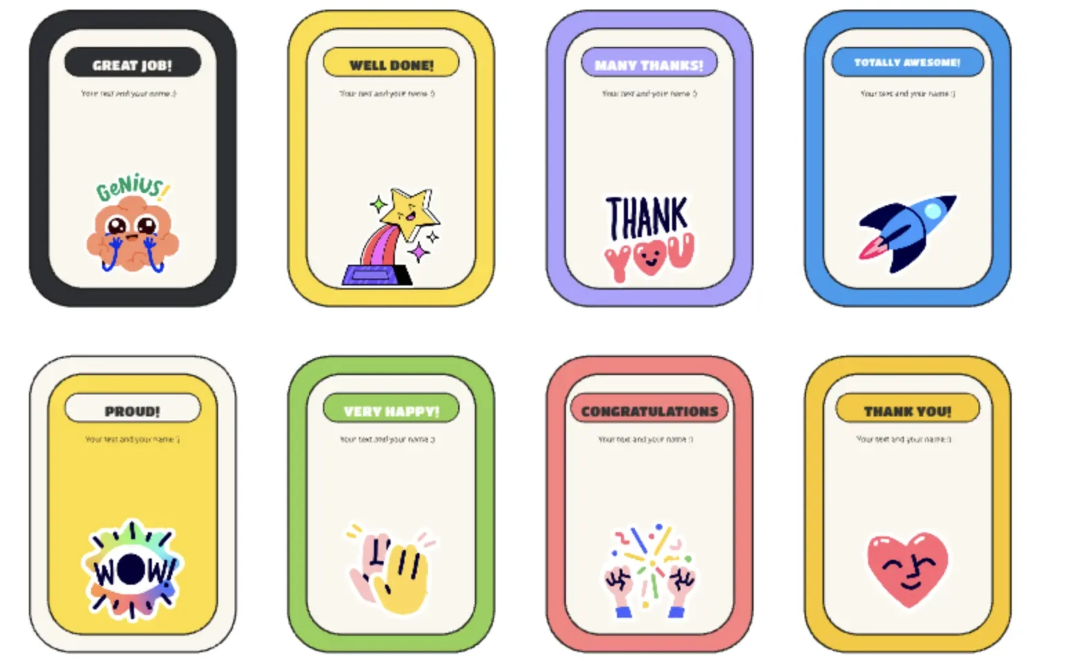 Kudos Template | Miroverse with regard to Free Kudos Template