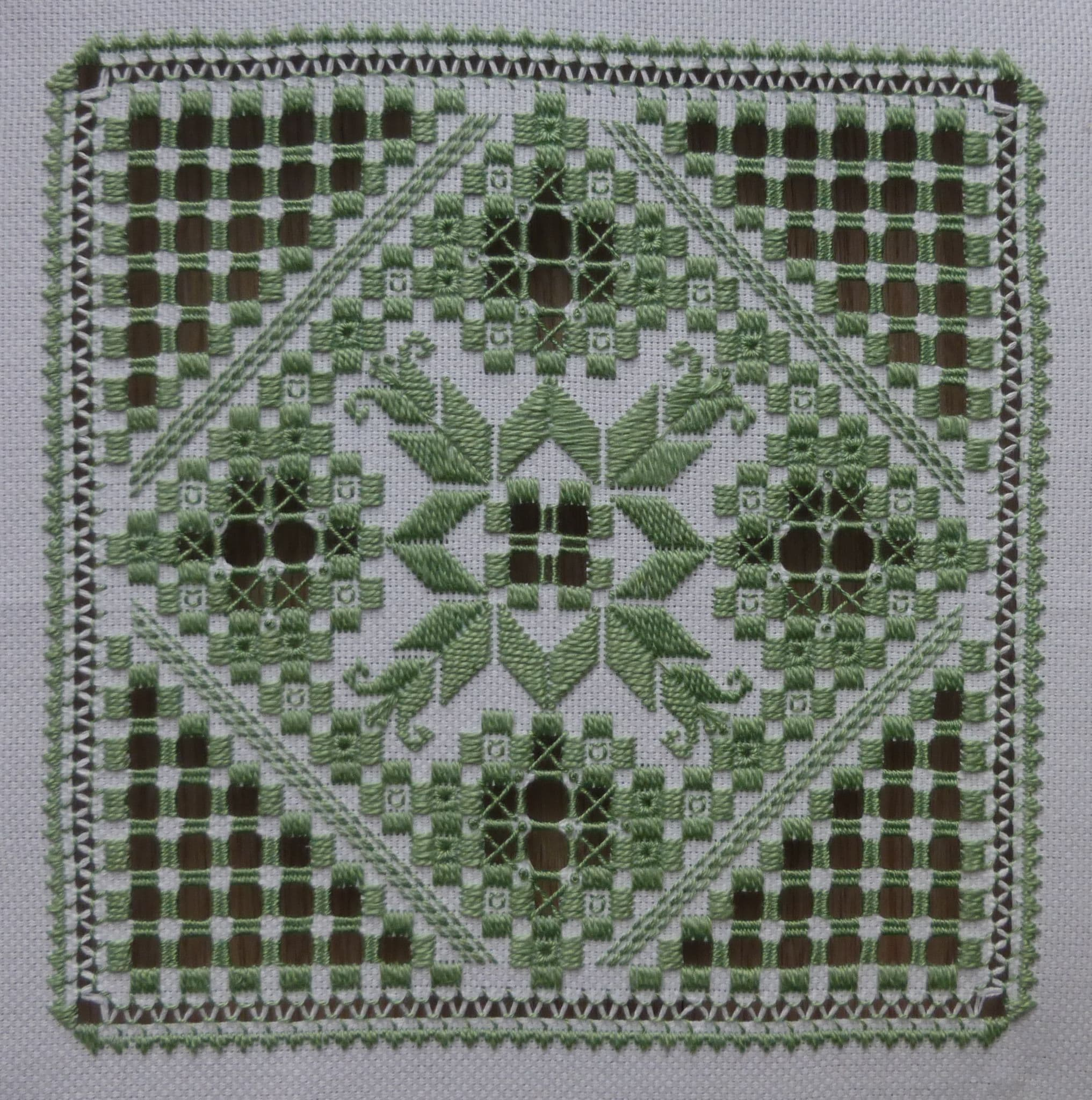 Lakeside Needlecraft Free Hardanger Pdf Chart Part 5 regarding Free Printable Hardanger Patterns