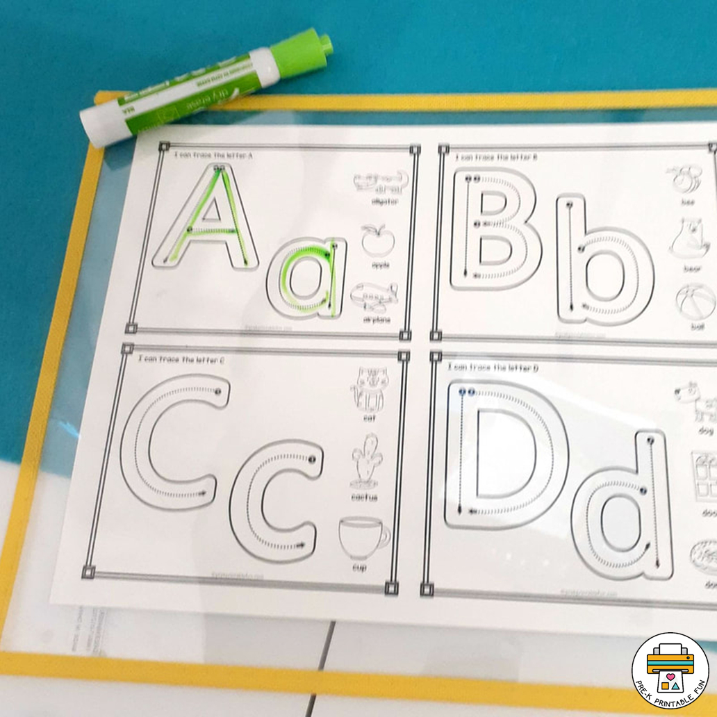 Letter Formation Activities For Preschoolers - Pre-K Printable Fun for Free Pocket Letter Printables
