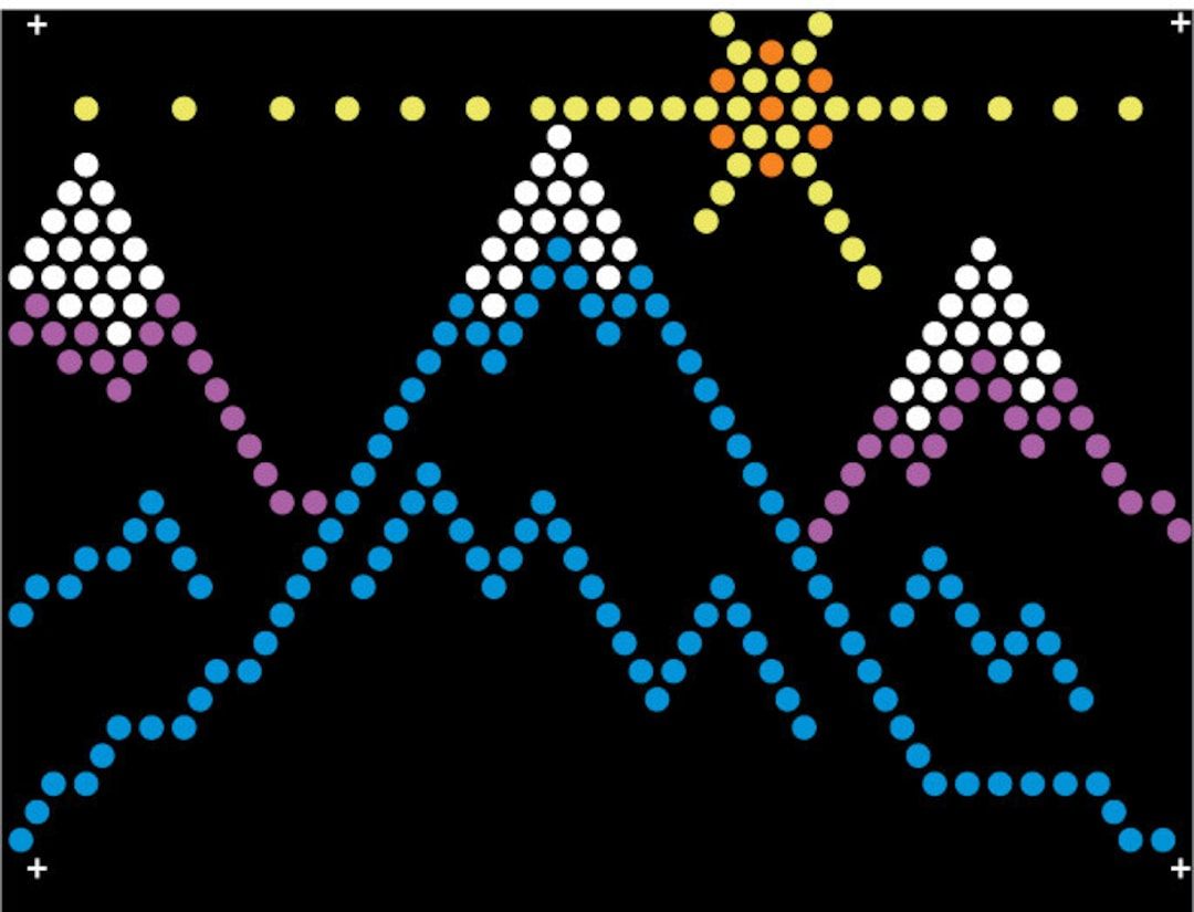 Lite Brite Template Refills 10 Designs Landschaft Themenpaket (Selbstdruck) - Etsy.de with Free Lite Brite Printables