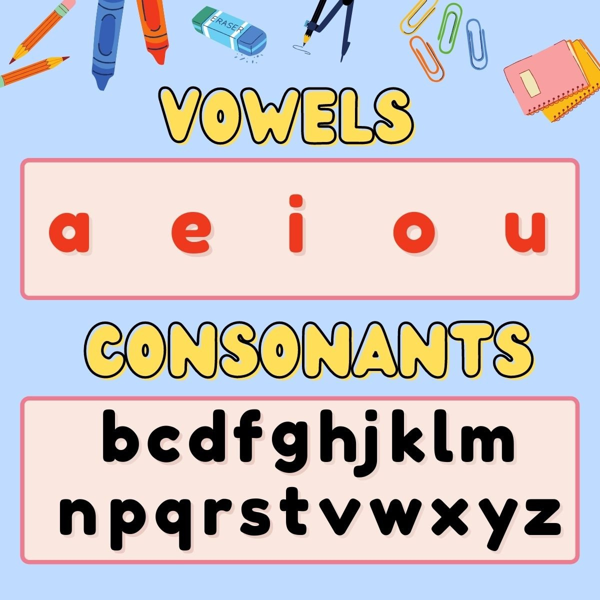 Long &amp;amp; Short Vowel Sounds - Plus 2 Free Anchor Charts! - Literacy within Vowels And Consonants Anchor Chart Printable
