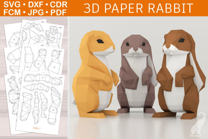 Free Low Poly Papercraft Templates