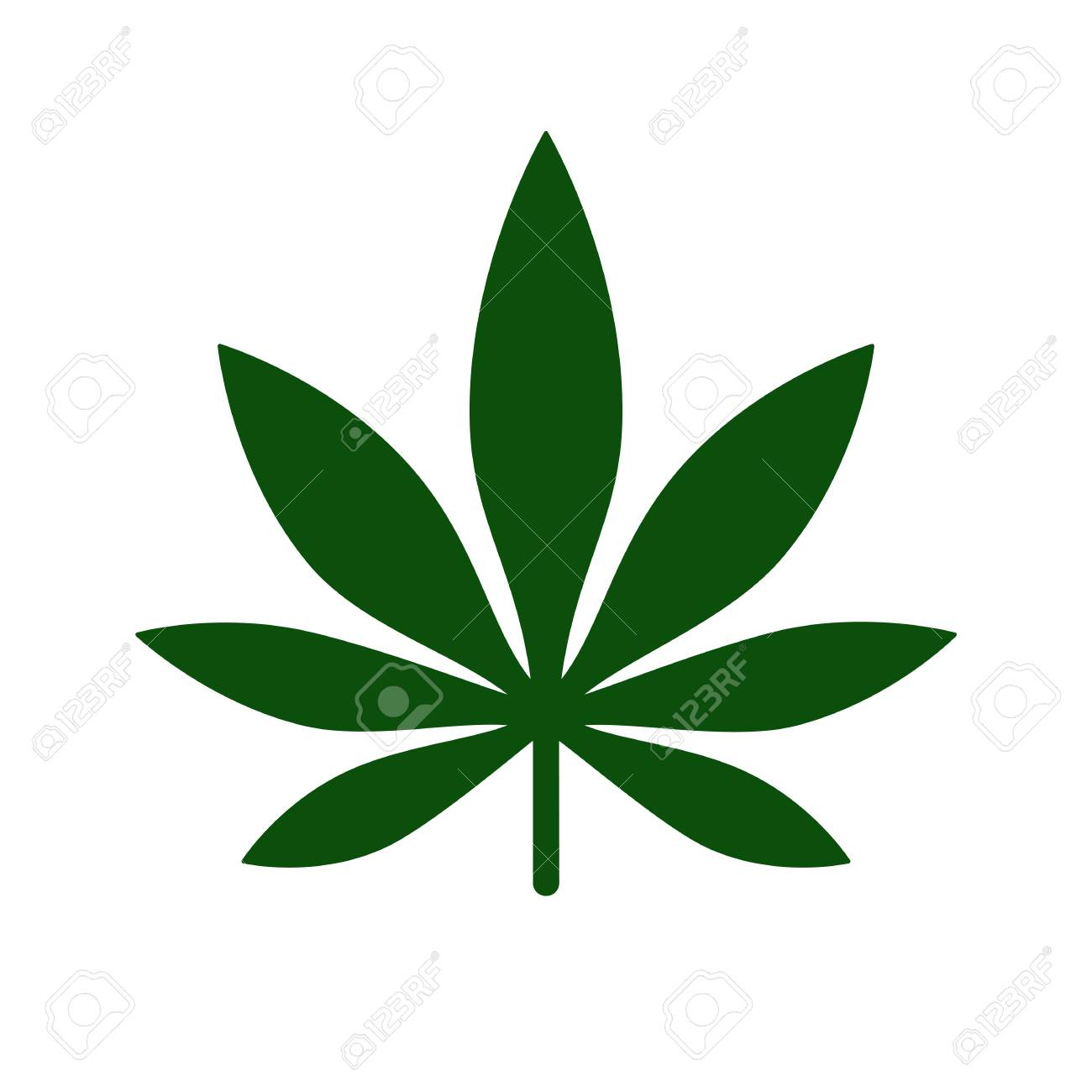Marijuana Leaf Icon Logo Template. Medical Cannabis. Health And pertaining to Free Printable Marijuana Leaf Stencils