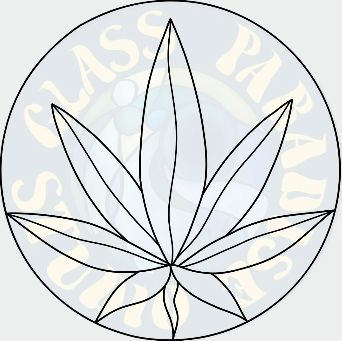 Marijuana Leaf Stained Glass Pattern Pdf Digital File - Etsy with regard to Free Printable Marijuana Leaf Stencils