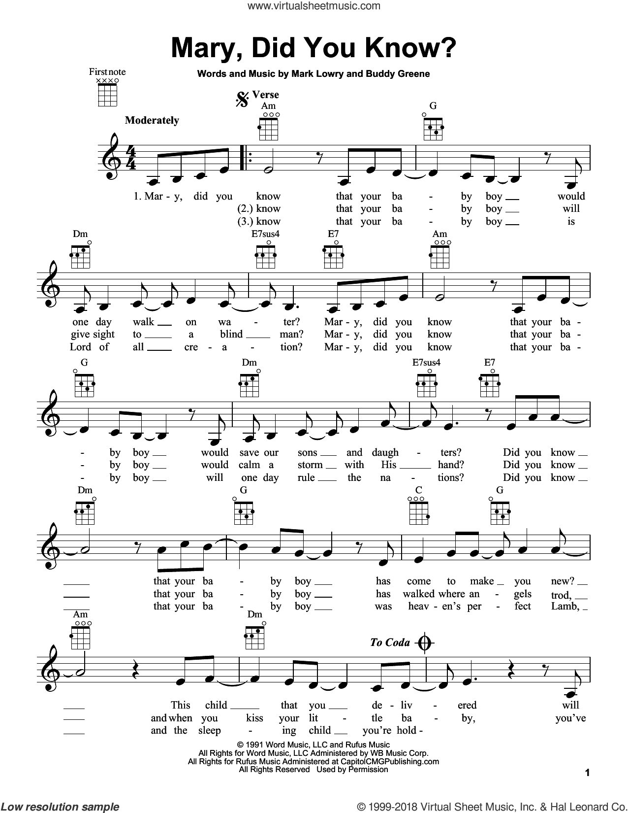 Mary, Did You Know?Kathy Mattea - Easy Piano - Digital Sheet pertaining to Mary Did You Know Free Printable Sheet Music