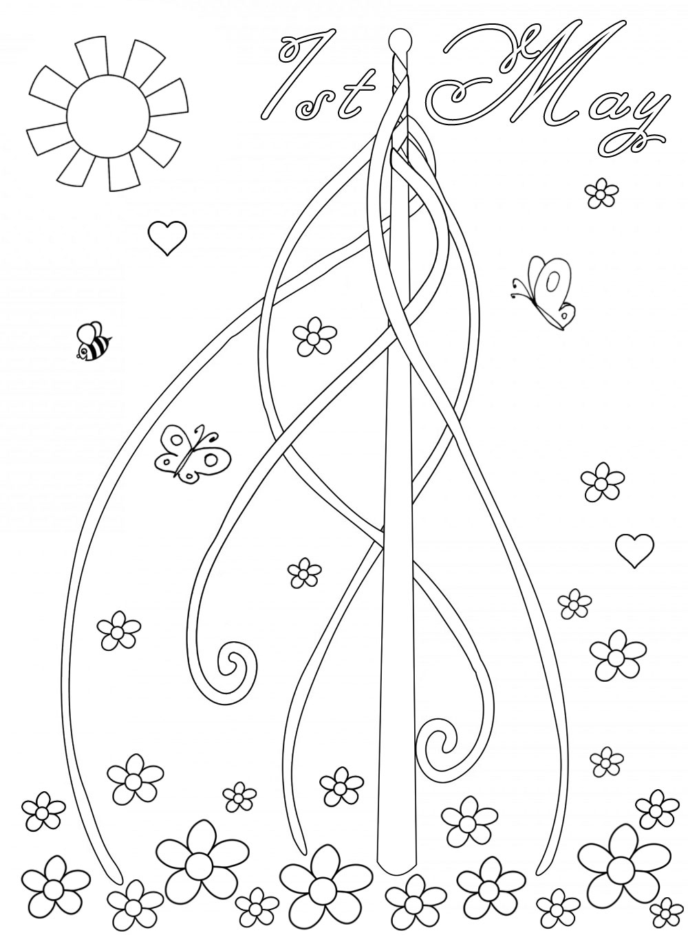 May Day Printables - Rooftop Post Printables regarding Free Printable May Day Cards