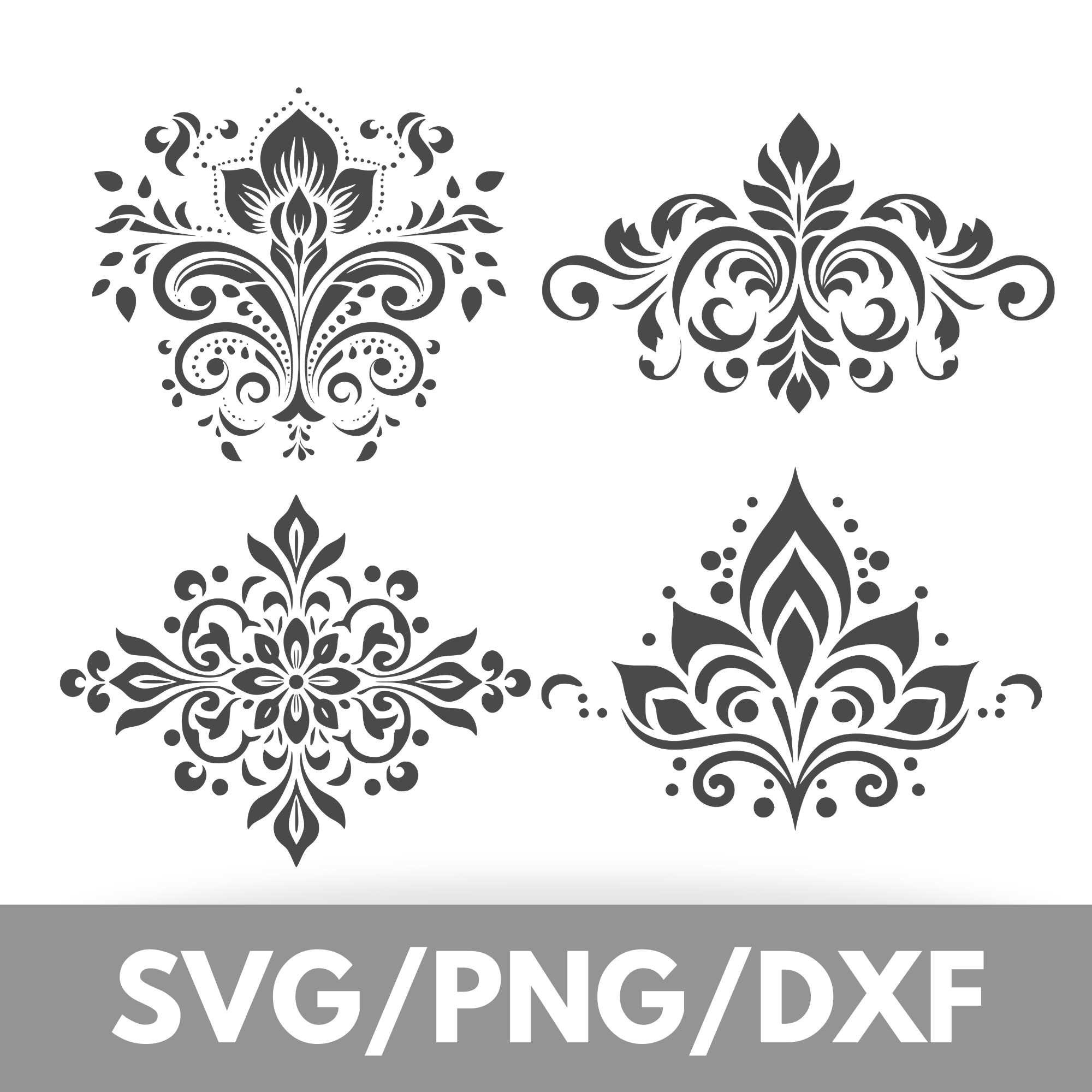 Mehndi Svg Bundle With Henna Stencil, 31 Henna Designs Digital And regarding Simple Printable Henna Stencils