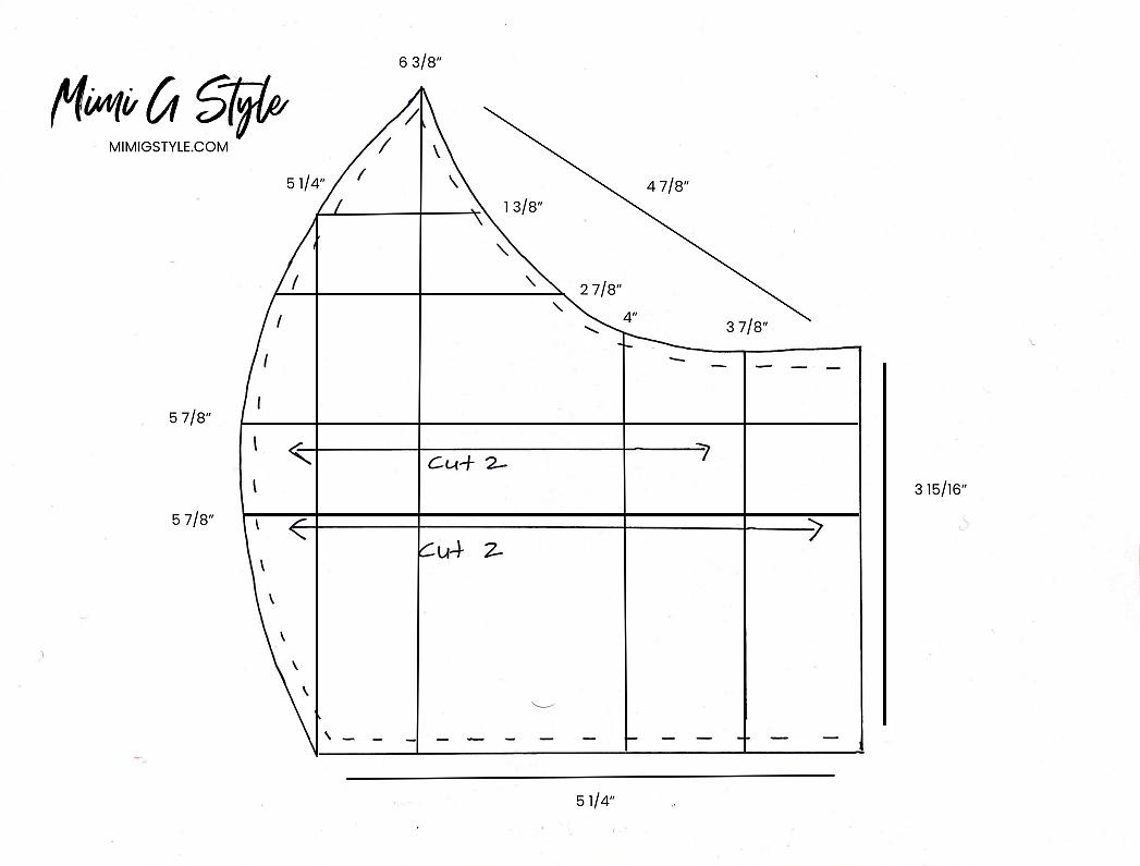 Mimi G&amp;#039;S Diy Face Mask For Covid-19: Easy Directions &amp;amp; Printable within Diy Mask Patterns Printable