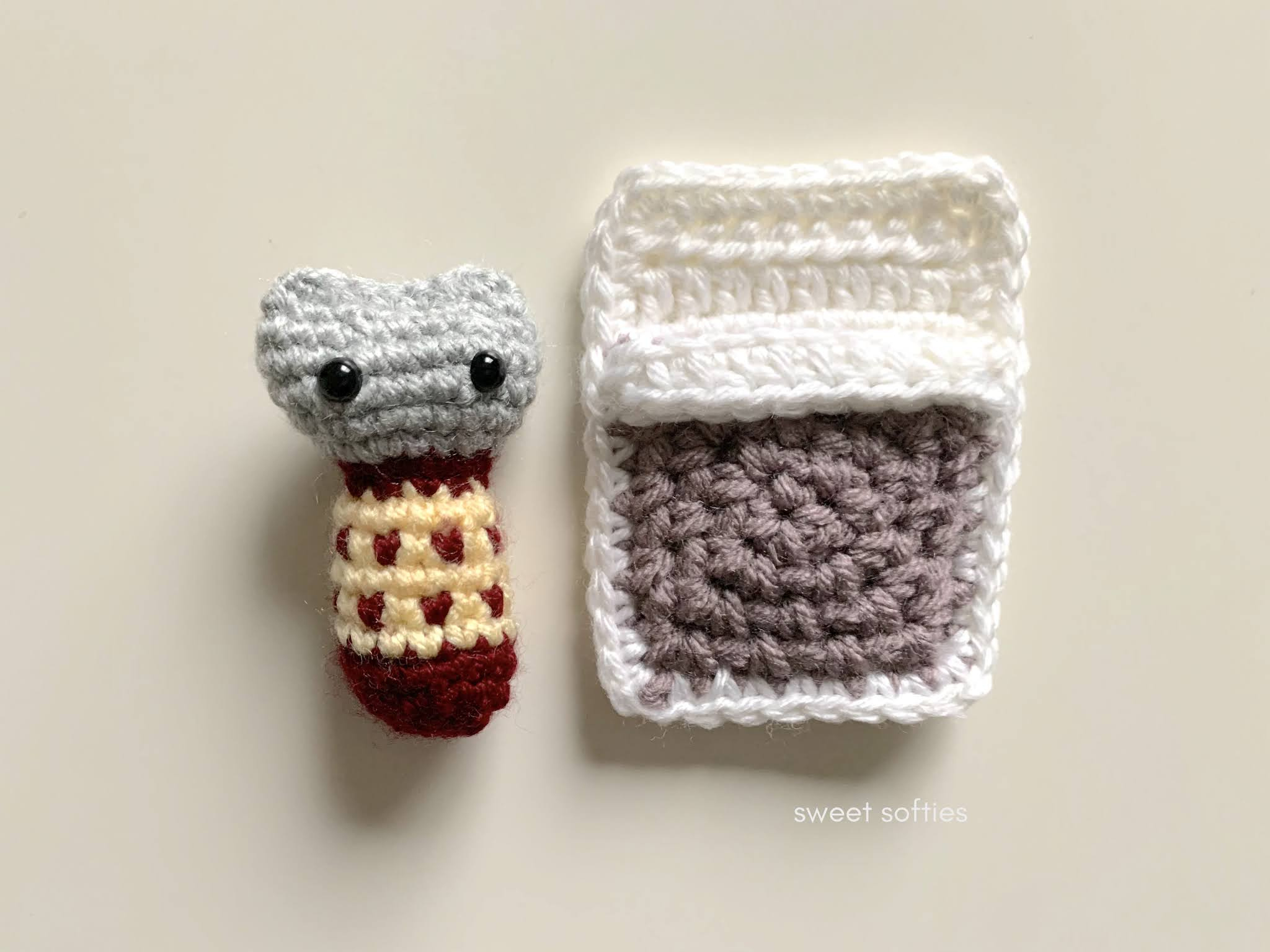 Mini Doll Beds · Free Crochet Pattern - Sweet Softies in Free Printable Crochet Bed Doll Patterns