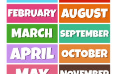 Months Of The Year Worksheets & Printables | Printabulls regarding Months of The Year Chart Printable