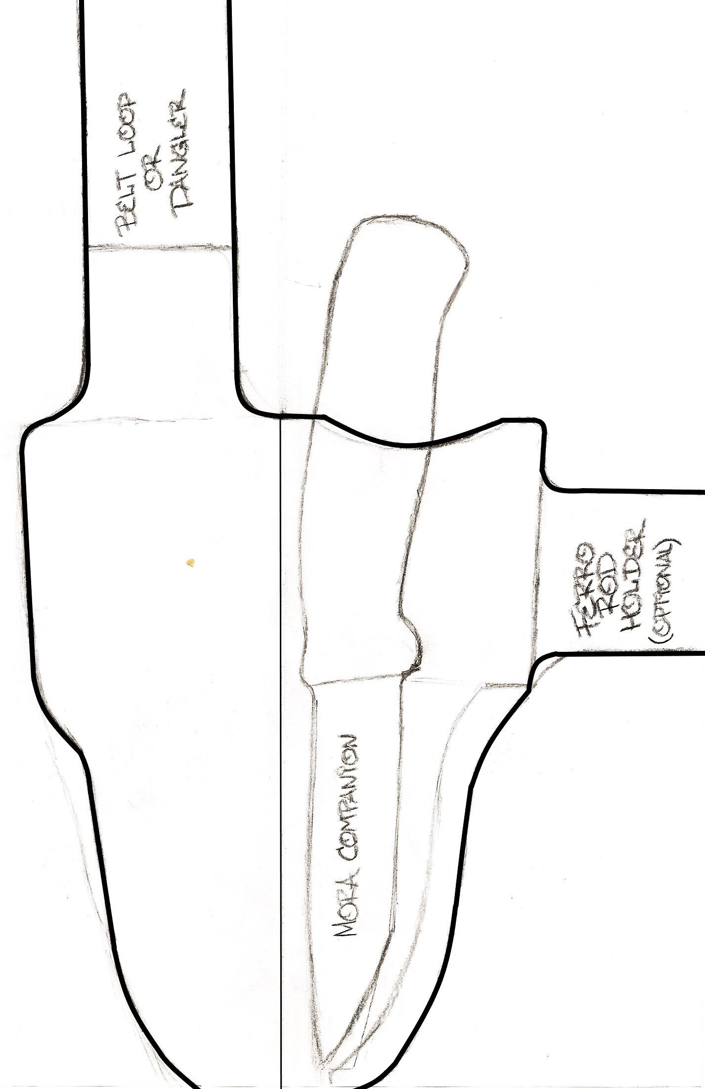 Mora Companion Sheath Pattern : R/Bushcraft inside Printable Leather Knife Sheath Patterns