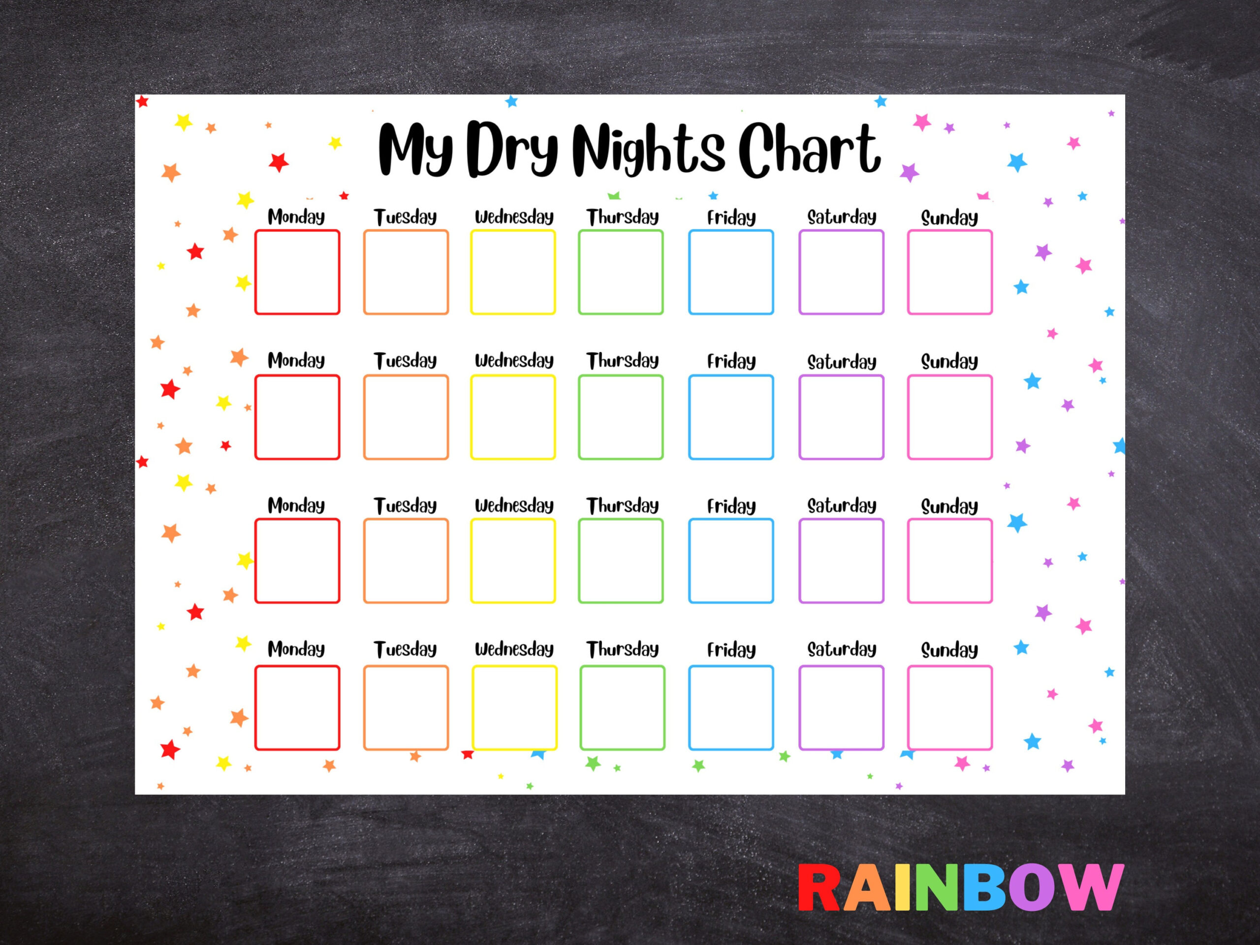 My Dry Nights Reward Chart | Potty Training | Bed Wetting Support regarding Free Printable Bedwetting Reward Chart