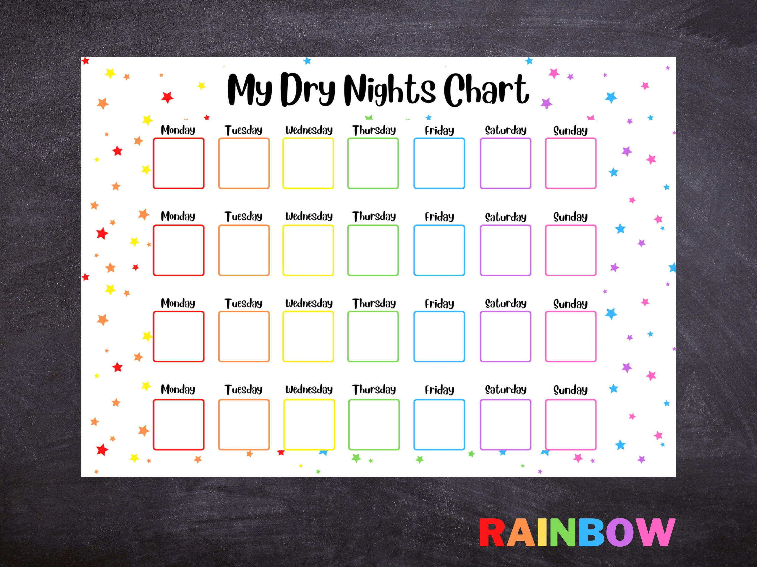 My Dry Nights Reward Chart | Potty Training | Bed Wetting Support within Bed Wetting Reward Chart Printable