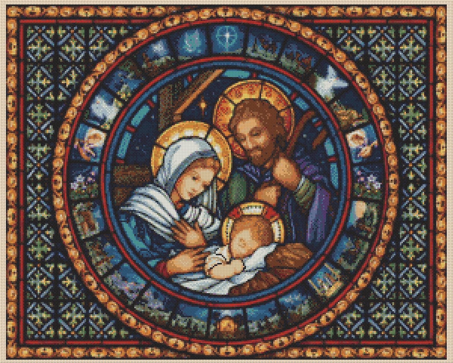 Nativity Cross-Stitching Patterns - Mckenzie Sue Makes for Free Printable Nativity Counted Cross Stitch Patterns